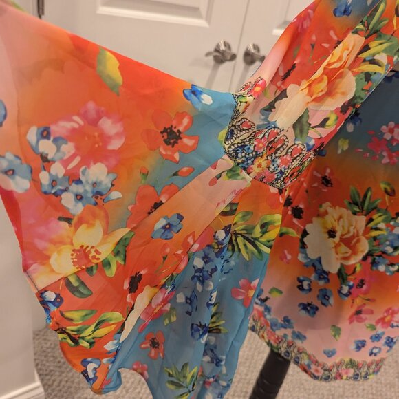 Very Colorful Multicolor Summer Top XS/S - Picture 5 of 9